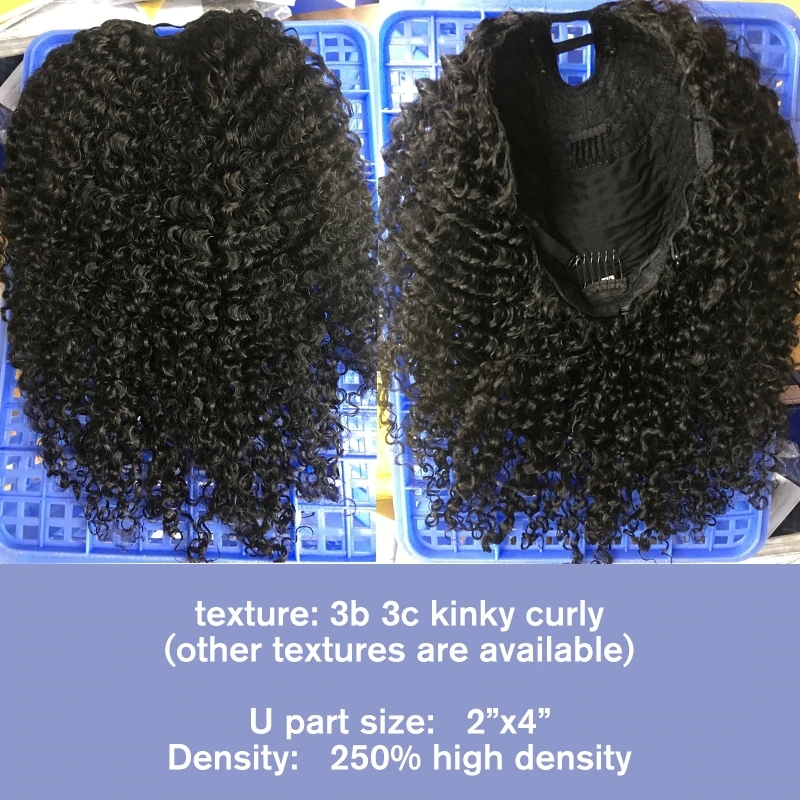 3B 3C kinky Curly Wigs 