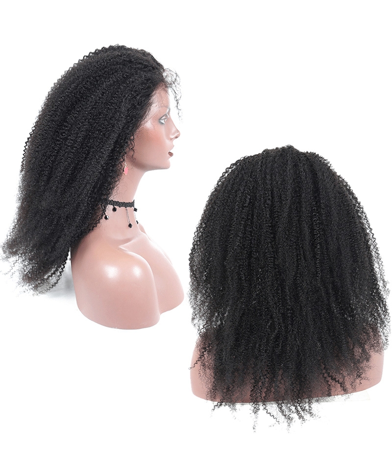 Dolago 250% African Afro Kinky Curly Lace Front Human Hair Wigs For Black Women Girls High Quality 4B 4C Curly 13x4 Lace Front Wig Pre Plucked For Sale Natural Glueless Frontal Wigs With Baby Hair Free Shipping