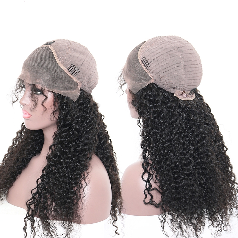 deep curly human hair wigs for women 