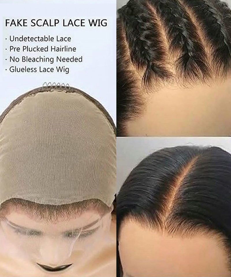 fake scalp cap size 