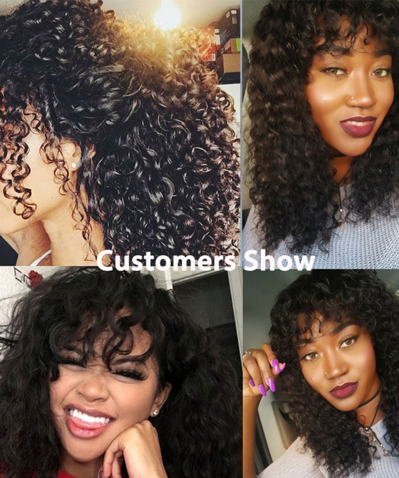 Dolago Hair Wigs Curly Bob 13x6 Lace Front Human Virgin Hair Wigs For Black Women