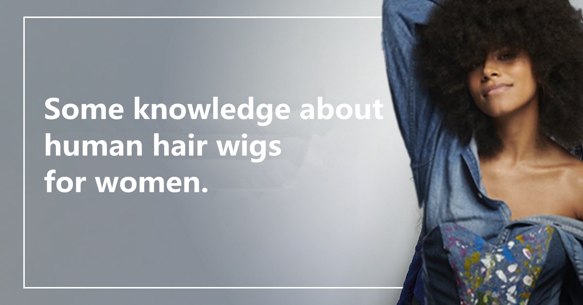 Some knowledge about human hair wigs for women.