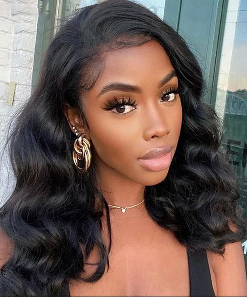 13x6 lace frontal wig 100% human hair wig for women sale online  