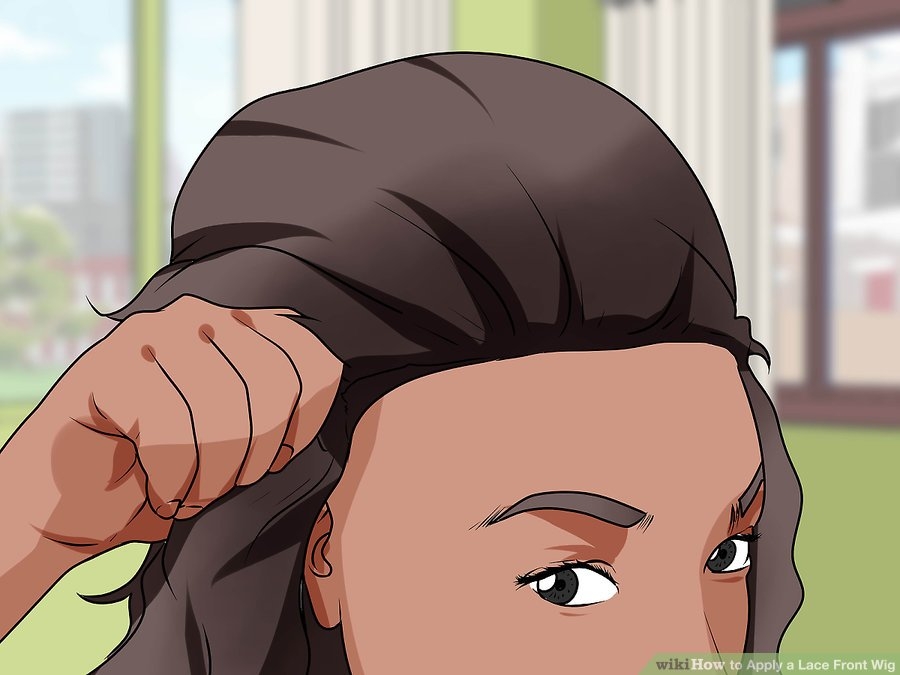 how to apply a lace front wig