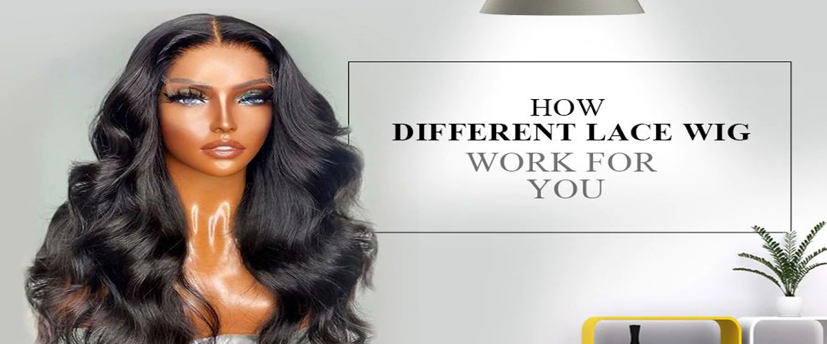 cheap glueless human hair lace wig for black women sale online shop