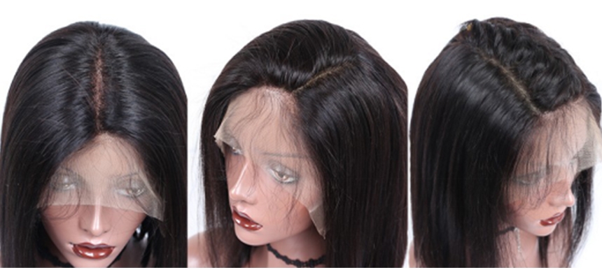 lace front human hair wig 