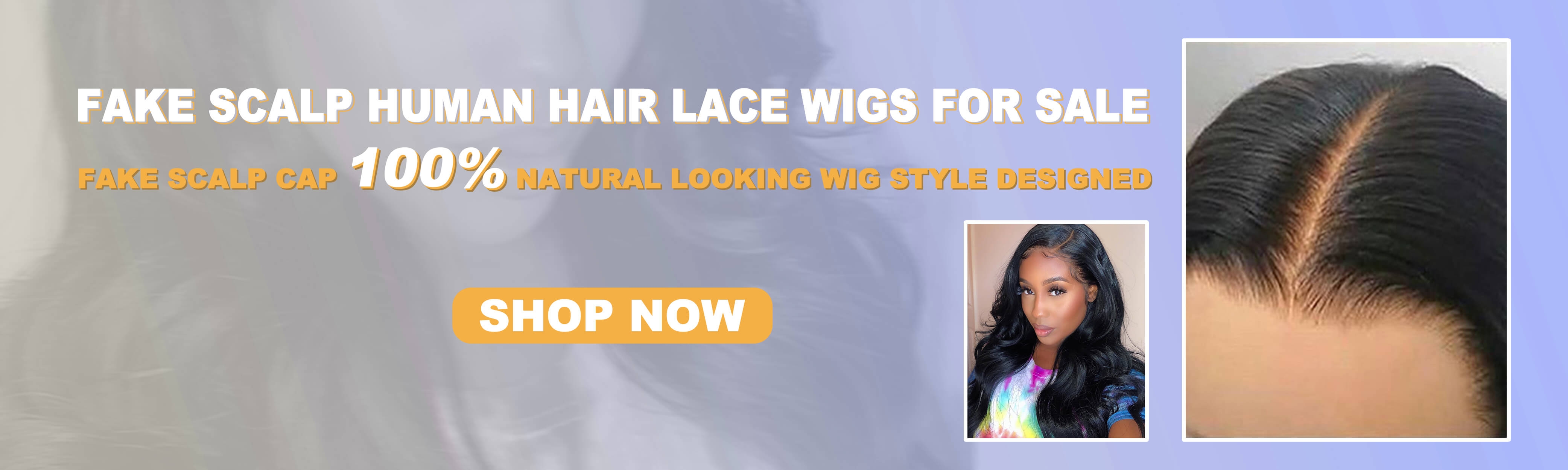 fake scalp human hair lace wigs 