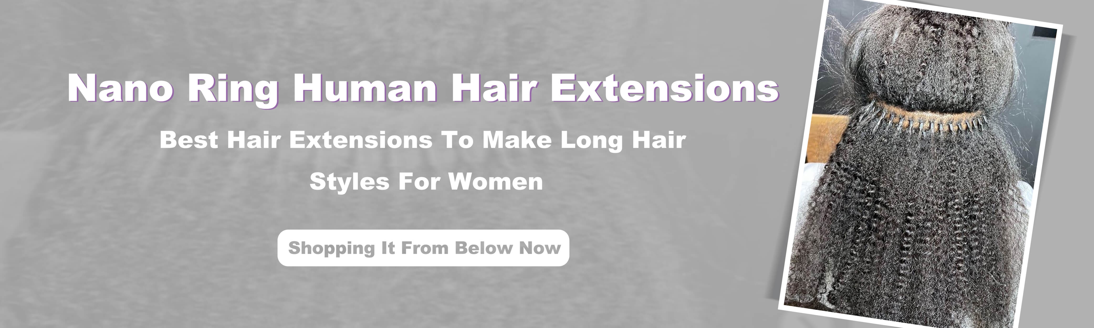 Micro Ring Hair Extensions For Women 