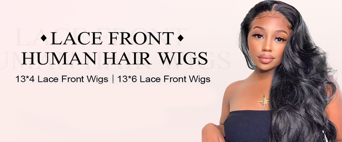 human hair lace front wig for women sale online