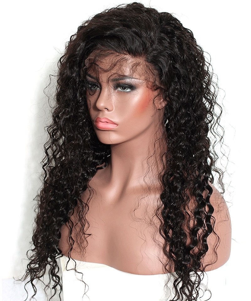 Dolago 130% Density Deep Wave Full Lace Human Hair Wigs With Baby Hair Glueless Full Lace Wigs Pre Plucked For Women Brazilian Full Lace Wigs Human Hair Can Be Dyed For Sale
