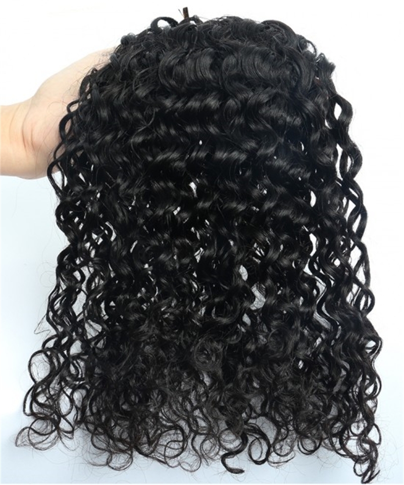 Dolago 7 Pieces/Set Deep Curly Clip In Human Hair Extensions For Women Brazilian Virgin Hair 120g/set Clip Ins Braid Hair Bundles Good Cheap For Sale Online 