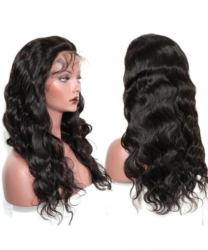 Dolago Brazilian Body Wave 150% Frontal Human Hair Wigs Pre Plucked High Quality 13x6 Lace Front Wigs With Baby Hair Natural Glueless Virgin Transparent Lace Wigs With Fake Scalp For Sale