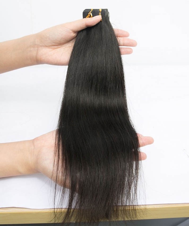 Dolago Straight Best Tape In Human Hair Extensions For Women Wholesale At Cheap Prices For Thin Hair Brazilian 100% Virgin Hair Extensions Tape In To Make Long Hairstyle For Sale Online Shop  