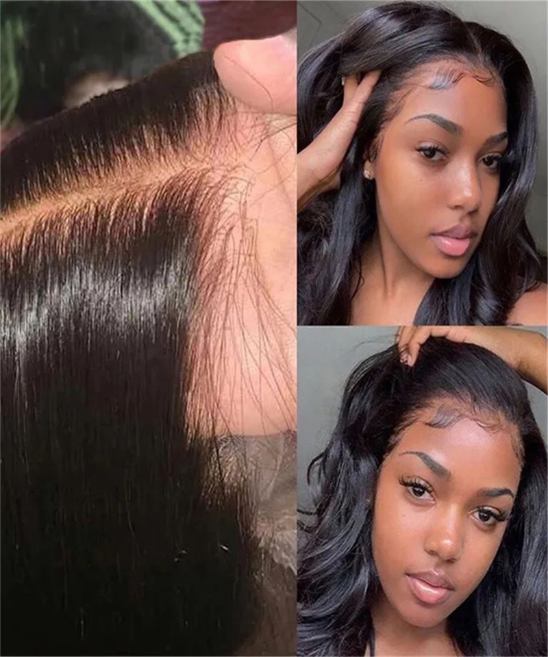 Dolago 250% Density Light Yaki Straight 13x6 Invisible HD Lace Front Human Hair Wigs For Sale 100% Brazilian Human Hair HD Lace Front Wigs With Baby Hair Transparent Glueless Wig Pre Plucked Online Shop 