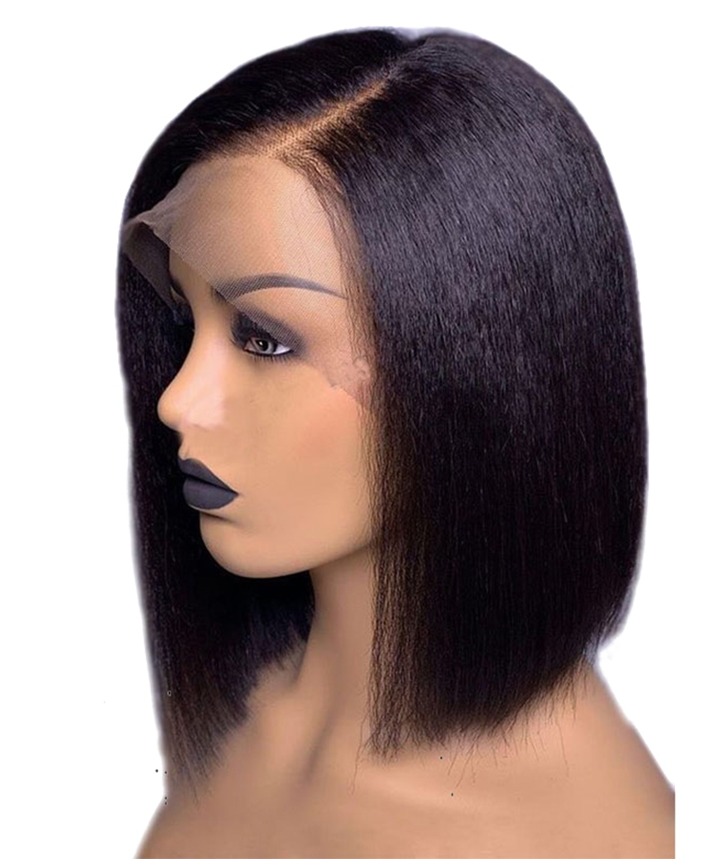 Dolago 180% Density Light Yaki Full Lace Human Hair Wigs With Baby Hair For Women High Quality Coarse Yaki Straight Brazilian Glueless Full Lace Wigs Pre Plucked For Sale Free Shipping 