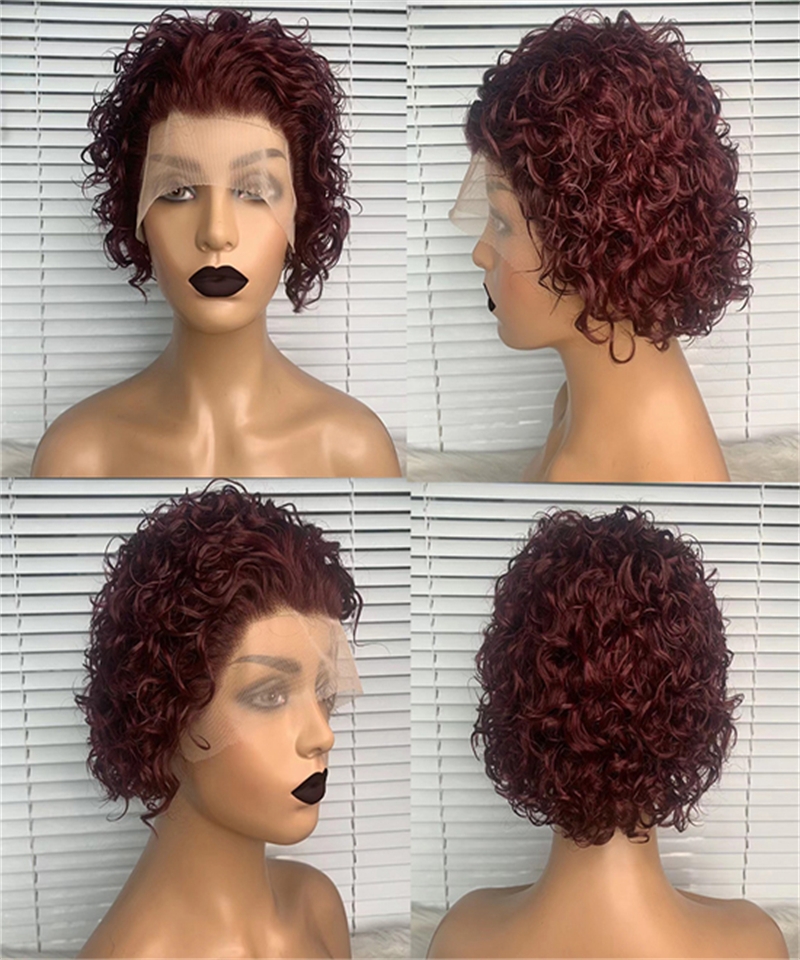 Dolago Short Pixie Cut Wigs For Black Women Brazilian 6 inch Bob Curly African American 13x1 Lace Frontal Human Hair High Quality Pixie Wigs Online Sale Dolago Short Pixie Cut Wigs For Black Women Brazilian 6 inch Bob Curly African American 13x1 Lace Frontal Human Hair High Quality Pixie Wigs Online Sale