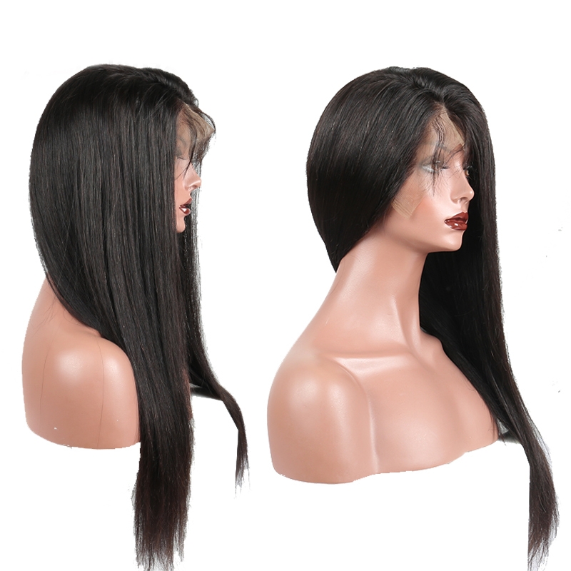 Dolago Human Hair Lace Front Wigs Silk Straight Glueless 13x6 Lace Front Wigs Pre Plucked For Black Women 180% Brazilian Frontal Wig Styles With Natural Hairline Bleached The Knots Sale Online Free Shipping